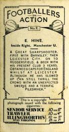 1934 Gallaher Footballers in Action #9 Ernie Hine Back