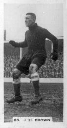 1934 Gallaher Footballers in Action #23 Jack Brown Front
