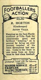1934 Gallaher Footballers in Action #34 Harold Morton Back