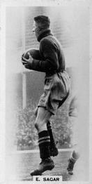 1934 Gallaher Footballers in Action #36 Ted Sagar Front