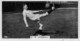1934 Gallaher Footballers in Action #70 Roy Goodall Front