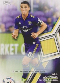 2018 Topps MLS - Non-Autographed Certified Autographs #2 Will Johnson Front