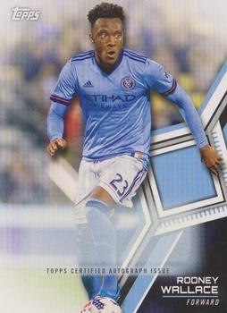 2018 Topps MLS - Non-Autographed Certified Autographs #40 Rodney Wallace Front