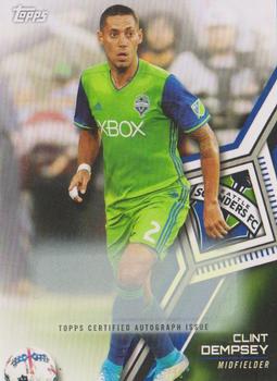 2018 Topps MLS - Non-Autographed Certified Autographs #74 Clint Dempsey Front
