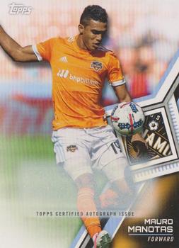 2018 Topps MLS - Non-Autographed Certified Autographs #90 Mauro Manotas Front