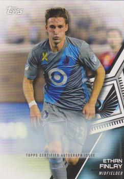 2018 Topps MLS - Non-Autographed Certified Autographs #129 Ethan Finlay Front