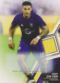 2018 Topps MLS - Non-Autographed Certified Autographs #134 Dom Dwyer Front