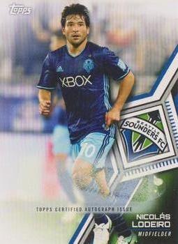 2018 Topps MLS - Non-Autographed Certified Autographs #143 Nicolas Lodeiro Front