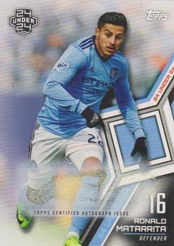 2018 Topps MLS - Non-Autographed Certified Autographs #169 Ronald Matarrita Front