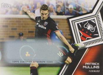 2018 Topps MLS - Non-Autographed Certified Autographs #111 Patrick Mullins Front