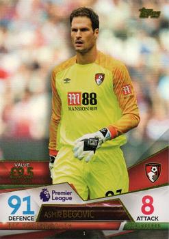 2018 Topps Match Attax Ultimate #1 Asmir Begovic Front