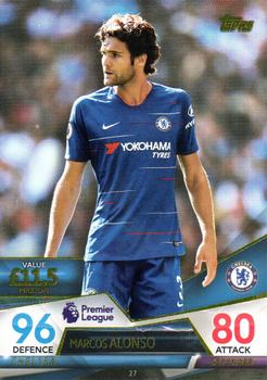 2018 Topps Match Attax Ultimate #27 Marcos Alonso Front