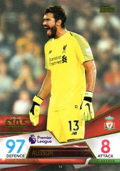 2018 Topps Match Attax Ultimate #56 Alisson Front