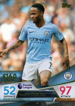 2018 Topps Match Attax Ultimate #64 Raheem Sterling Front