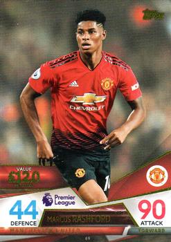 2018 Topps Match Attax Ultimate #69 Marcus Rashford Front