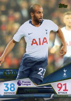 2018 Topps Match Attax Ultimate #85 Lucas Moura Front