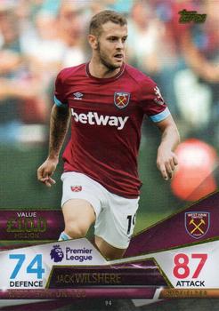 2018 Topps Match Attax Ultimate #94 Jack Wilshere Front