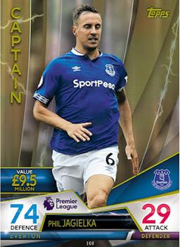 2018 Topps Match Attax Ultimate - Captains #108 Phil Jagielka Front