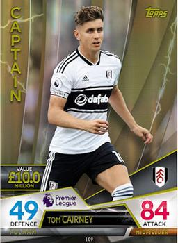 2018 Topps Match Attax Ultimate - Captains #109 Tom Cairney Front