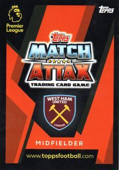 2018 Topps Match Attax Ultimate - Captains #119 Mark Noble Back