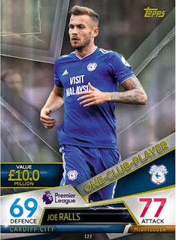 2018 Topps Match Attax Ultimate - One Club Player #122 Joe Ralls Front