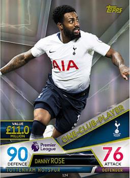 2018 Topps Match Attax Ultimate - One Club Player #124 Danny Rose Front