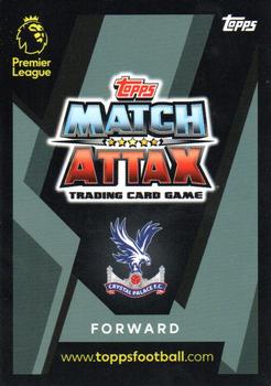 2018 Topps Match Attax Ultimate - Sketches #137 Wilfried Zaha Back