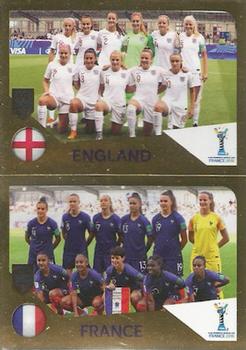 2019 Panini FIFA 365 (Pink Back) #426 England / France Front