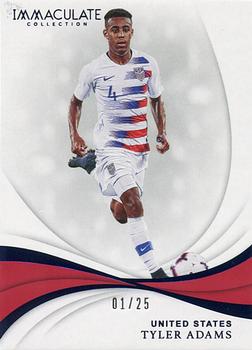 2018-19 Panini Immaculate Collection - Sapphire #80 Tyler Adams Front