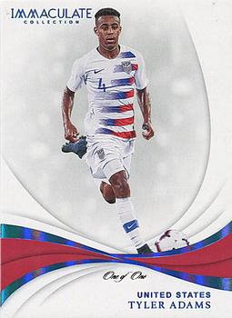 2018-19 Panini Immaculate Collection - Platinum #80 Tyler Adams Front