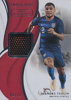 2018-19 Panini Immaculate Collection - Boot Memorabilia #BM-DAY DeAndre Yedlin Front