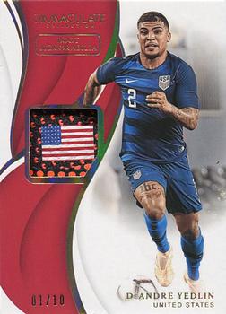 2018-19 Panini Immaculate Collection - Boot Memorabilia Gold #BM-DAY DeAndre Yedlin Front