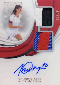 2018-19 Panini Immaculate Collection - Dual Patch Autographs #DA-AMG Alex Morgan Front