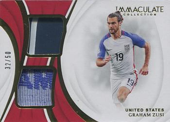 2018-19 Panini Immaculate Collection - Dual Patches #DP-GZU Graham Zusi Front