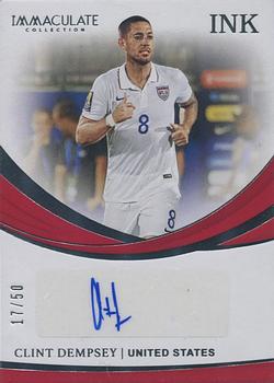 2018-19 Panini Immaculate Collection - Ink #I-CD Clint Dempsey Front