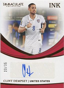 2018-19 Panini Immaculate Collection - Ink Bronze #I-CD Clint Dempsey Front