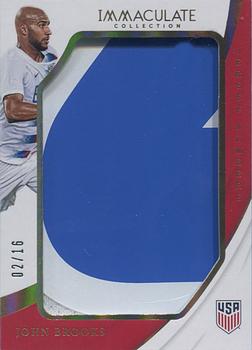 2018-19 Panini Immaculate Collection - Jersey Numbers #JN-JB John Brooks Front