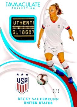 2018-19 Panini Immaculate Collection - Laundry Tags #LT-BSA Becky Sauerbrunn Front