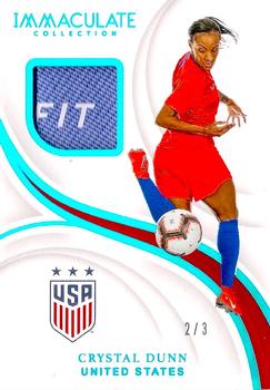 2018-19 Panini Immaculate Collection - Laundry Tags #LT-CDU Crystal Dunn Front
