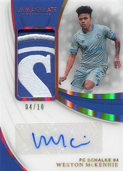 2018-19 Panini Immaculate Collection - Patch Autographs Gold #PA-WMK Weston McKennie Front