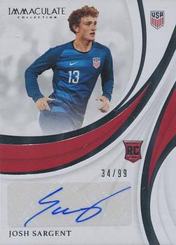 2018-19 Panini Immaculate Collection - Rookie Autographs #RA-JSA Josh Sargent Front