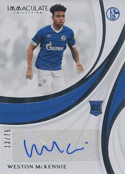 2018-19 Panini Immaculate Collection - Rookie Autographs #RA-WMK Weston McKennie Front