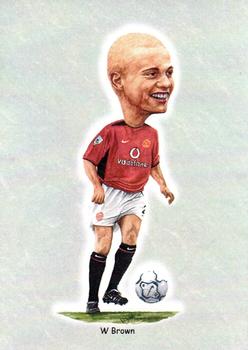 2002 Manchester United Football Caricatures #4 Wes Brown Front