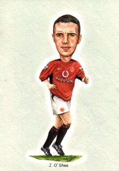 2002 Manchester United Football Caricatures #15 John O'Shea Front