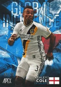 2016 Topps Apex MLS - Global Influence Blue #GI-AC Ashley Cole Front