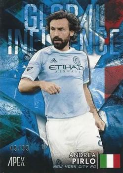 2016 Topps Apex MLS - Global Influence Blue #GI-AP Andrea Pirlo Front