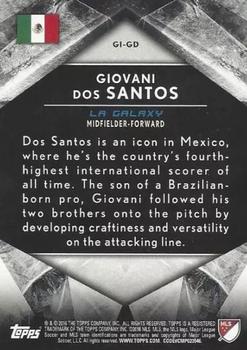 2016 Topps Apex MLS - Global Influence Blue #GI-GD Giovani dos Santos Back