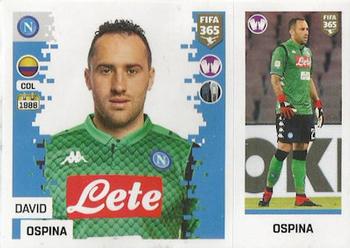 2019 Panini FIFA 365 (Green Back) #218 David Ospina Front