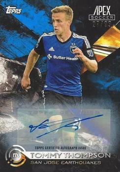 2016 Topps Apex MLS - Autographs Blue #20 Tommy Thompson Front