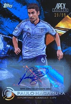 2016 Topps Apex MLS - Autographs Blue #45 Paulo Nagamura Front